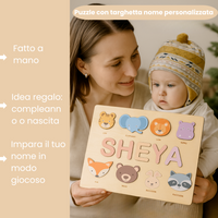 Thumbnail for Woods™ - Una tavola con il tuo nome! - Puzzle con lettere