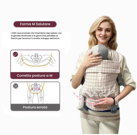 Snug Sling™ – Morbido e chiuso – Marsupio per bambini e ragazzi