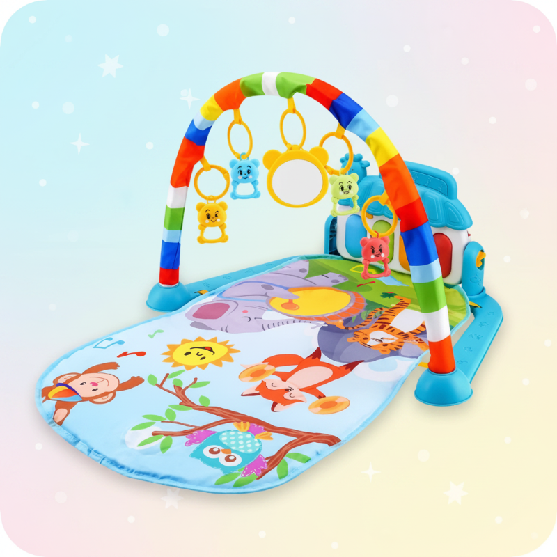 Musical Baby Play Gym – Colorato ed educativo – Tappetino per ginnastica neonatale