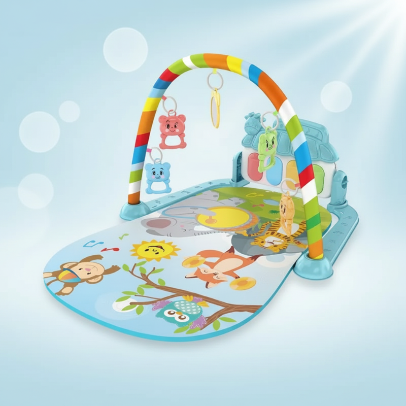 Musical Baby Play Gym – Colorato ed educativo – Tappetino per ginnastica neonatale