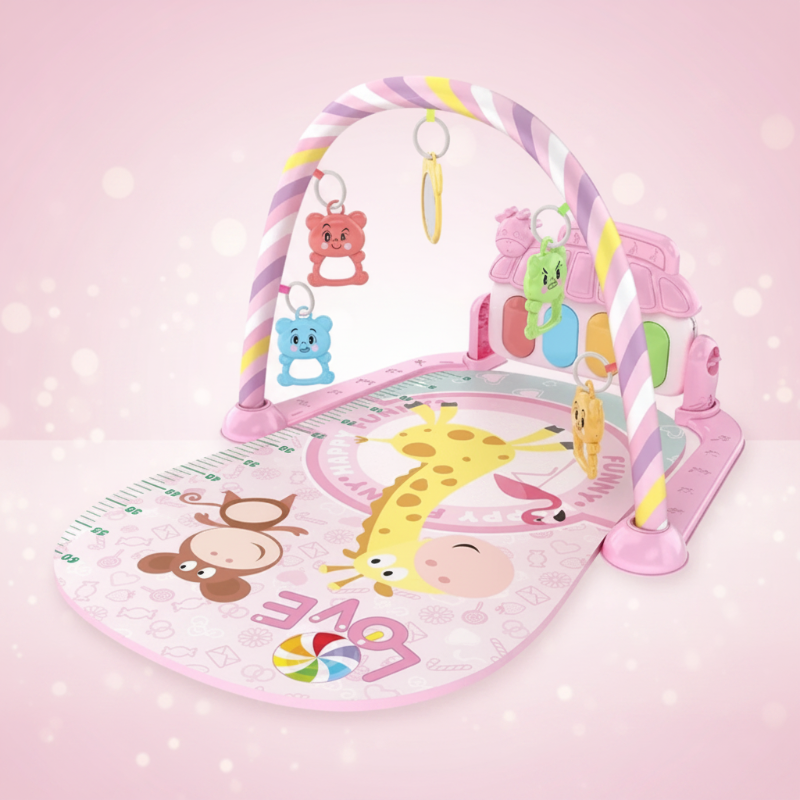 Musical Baby Play Gym – Colorato ed educativo – Tappetino per ginnastica neonatale