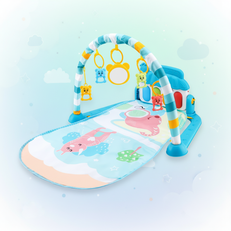Musical Baby Play Gym – Colorato ed educativo – Tappetino per ginnastica neonatale