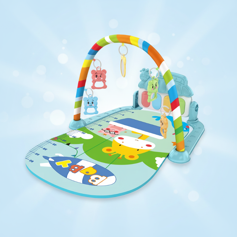 Musical Baby Play Gym – Colorato ed educativo – Tappetino per ginnastica neonatale