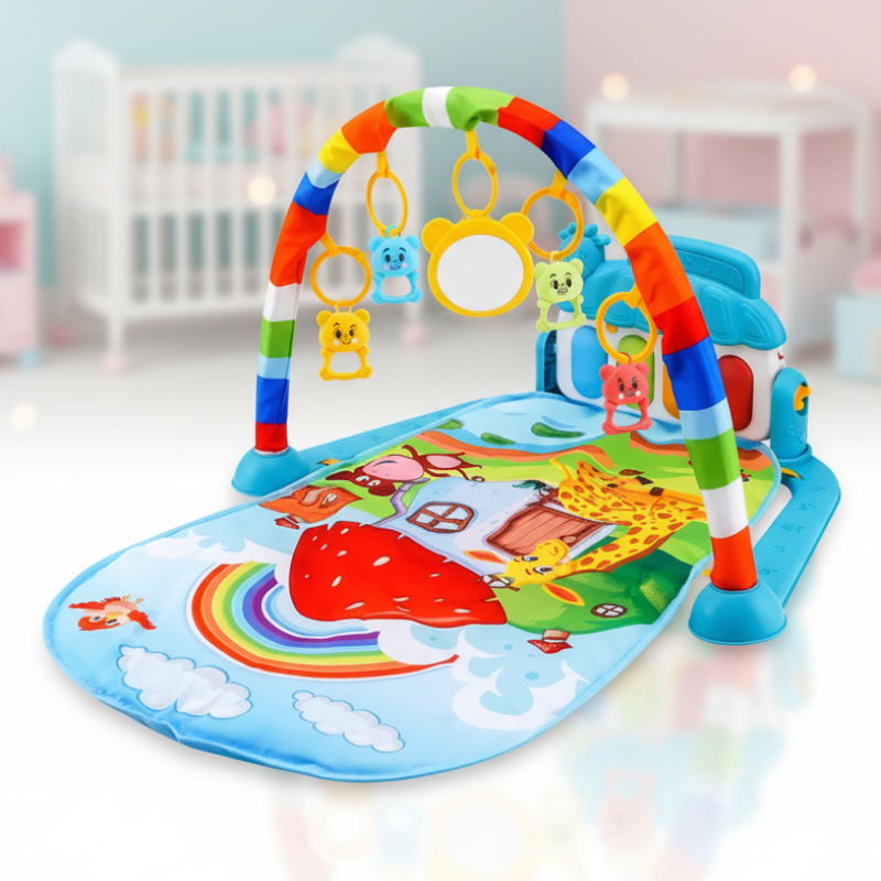 Musical Baby Play Gym – Colorato ed educativo – Tappetino per ginnastica neonatale