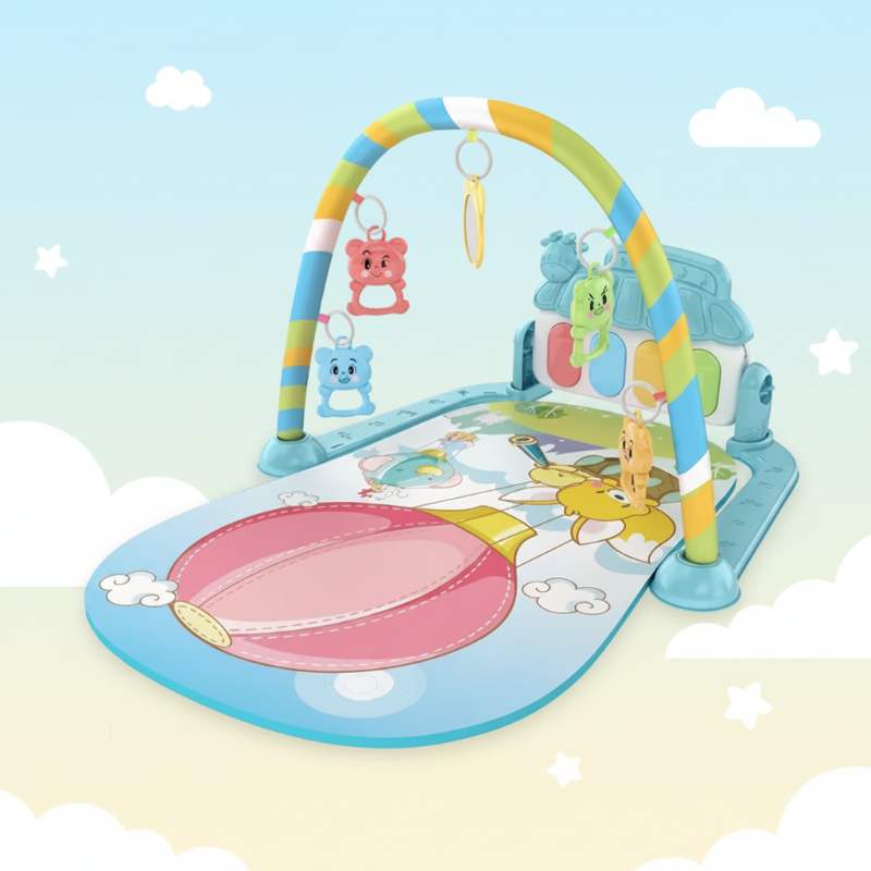Musical Baby Play Gym – Colorato ed educativo – Tappetino per ginnastica neonatale
