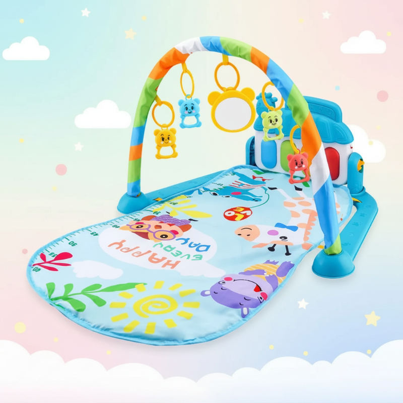 Musical Baby Play Gym – Colorato ed educativo – Tappetino per ginnastica neonatale