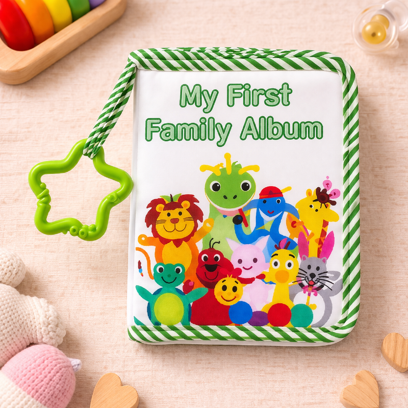 Baby Photo Album – Delicato & Ricordi – Album fotografico in tessuto