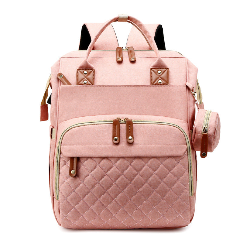 TravelNest – Sempre un posto dove riposare – Borsa per pannolini 2 in 1 con lettino per bambini