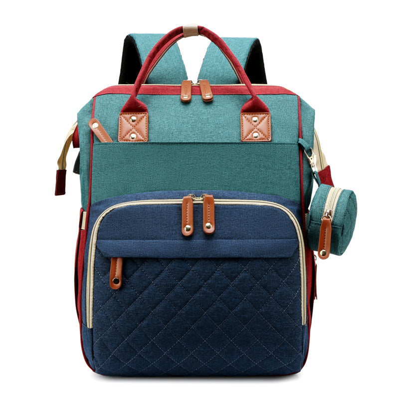 TravelNest – Sempre un posto dove riposare – Borsa per pannolini 2 in 1 con lettino per bambini