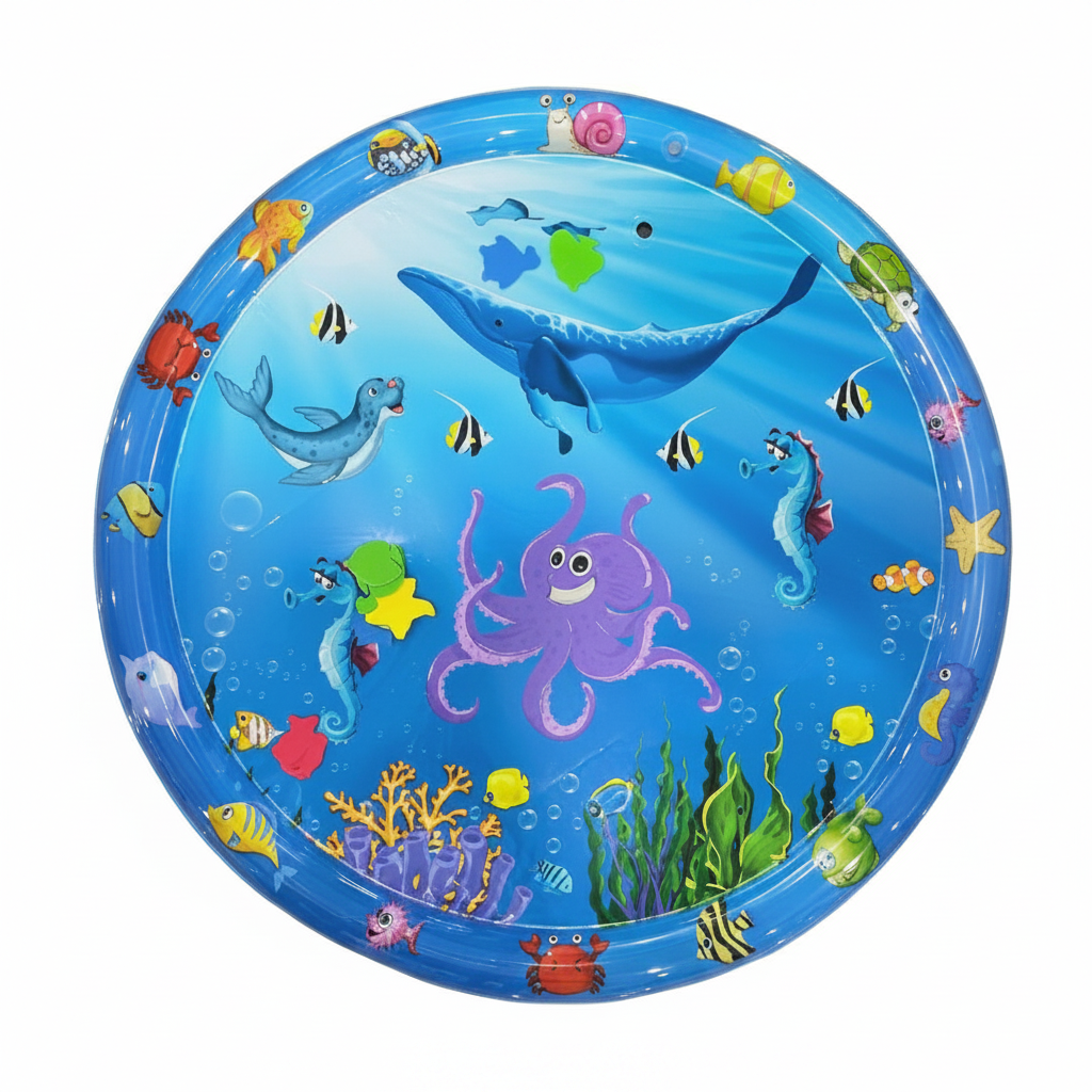 TinyWave – Allegro e stimolante – Tappetino sensoriale acquatico per neonati
