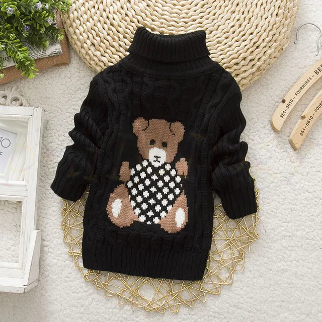 Mini Fashion™ - Maglione per bambini a collo alto