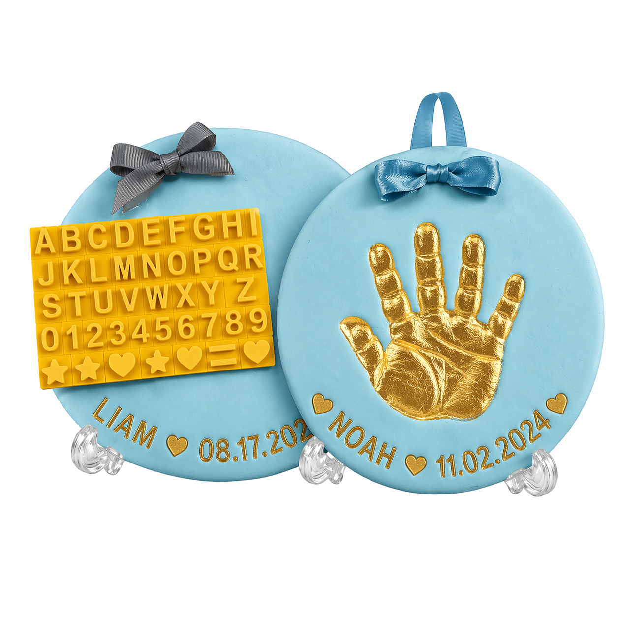 Baby Imprint Clay Kit – Ricordo & Unico – Set per impronte in argilla