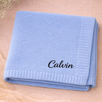 Thumbnail for Personalized Baby Blanket – Morbida e unica – Coperta in cotone personalizzata con ricamo