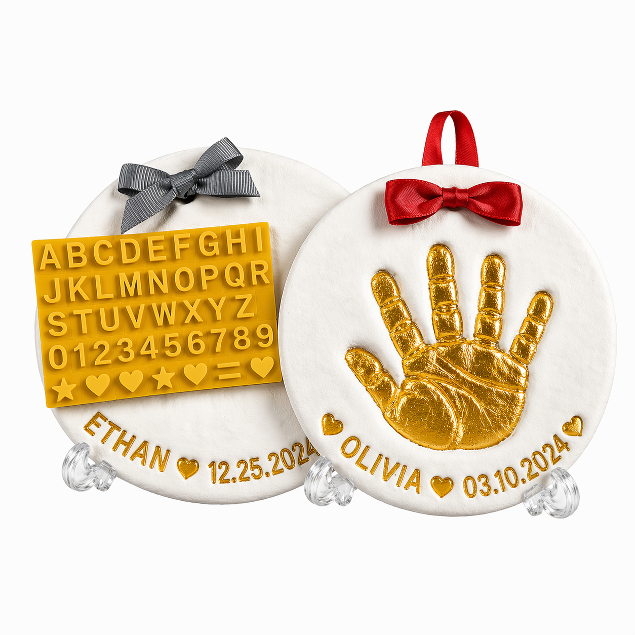 Baby Imprint Clay Kit – Ricordo & Unico – Set per impronte in argilla