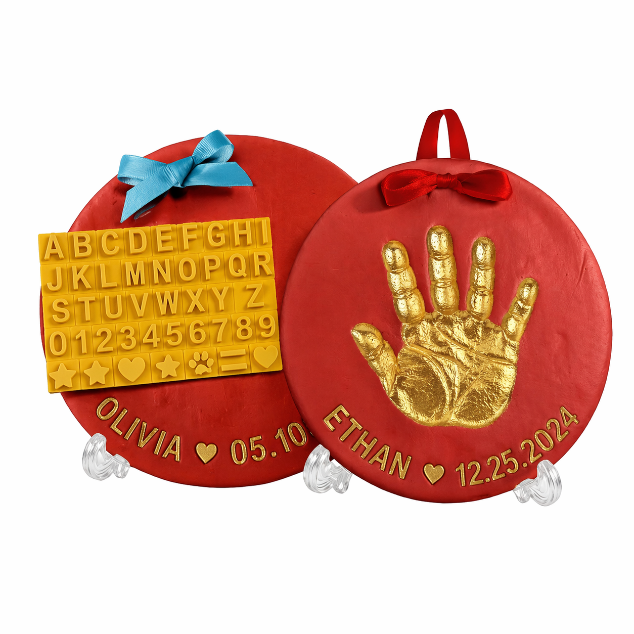 Baby Imprint Clay Kit – Ricordo & Unico – Set per impronte in argilla