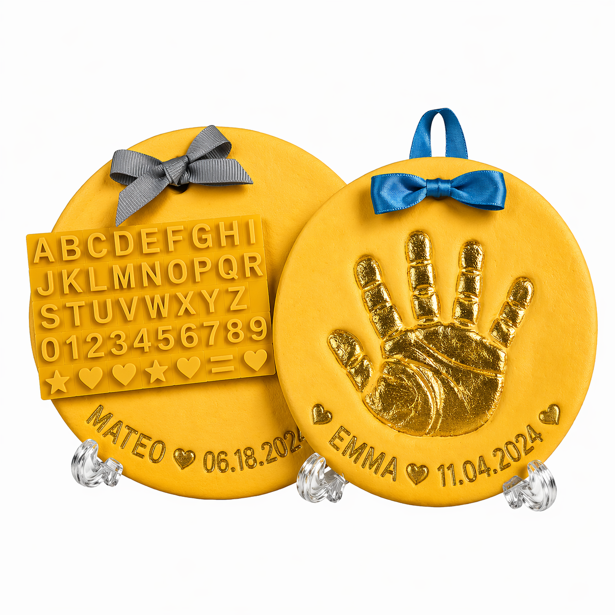 Baby Imprint Clay Kit – Ricordo & Unico – Set per impronte in argilla