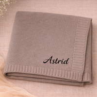 Thumbnail for Personalized Baby Blanket – Morbida e unica – Coperta in cotone personalizzata con ricamo