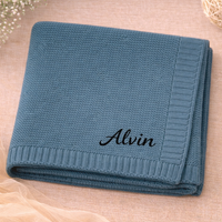 Thumbnail for Personalized Baby Blanket – Morbida e unica – Coperta in cotone personalizzata con ricamo