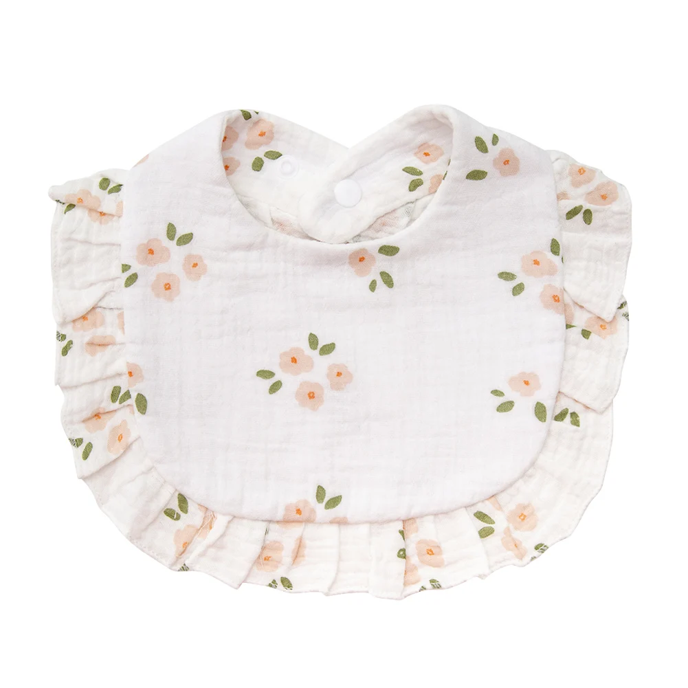 BabyBloom – Carino e comodo – Bavaglino per neonati con bordo a balze