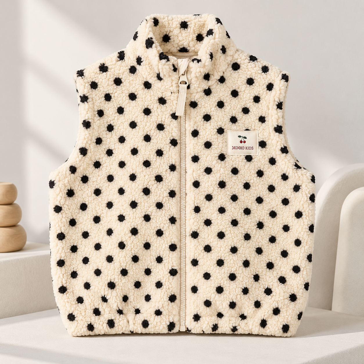TinyWarm – Accogliente e confortevole – Gilet in peluche per bambini