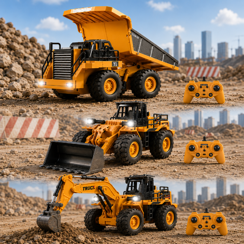 Power Machines – Realistico ed educativo – Veicolo da cantiere radiocomandato