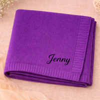 Thumbnail for Personalized Baby Blanket – Morbida e unica – Coperta in cotone personalizzata con ricamo