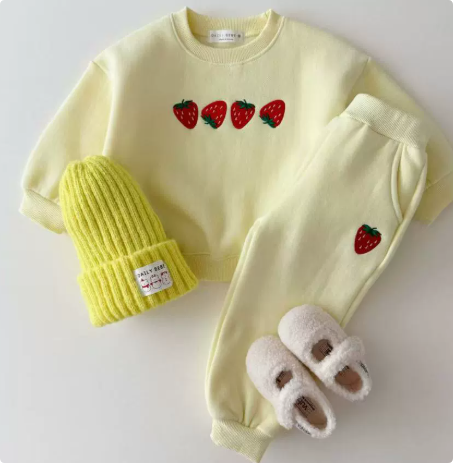 Mini Fashion™ - Felpa fantasia fragola per bambini