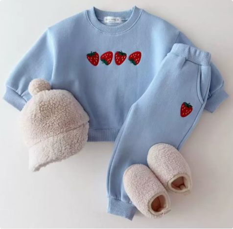 Mini Fashion™ - Felpa fantasia fragola per bambini