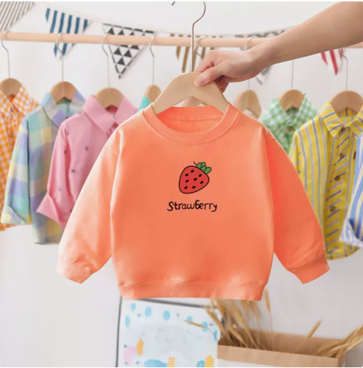 Mini Fashion™ - Felpa fantasia fragola per bambini