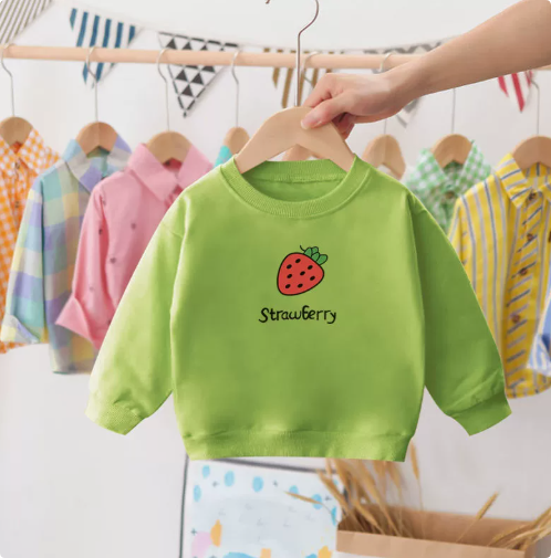 Mini Fashion™ - Felpa fantasia fragola per bambini