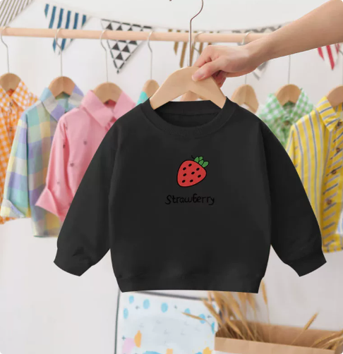 Mini Fashion™ - Felpa fantasia fragola per bambini