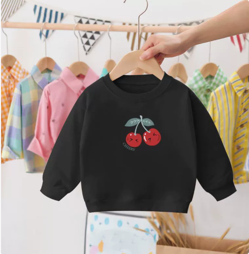 Mini Fashion™ - Felpa con stampa ciliegie per bambini