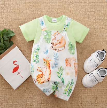 Mini Fashion™ - Comfort per tutte le notti - Body pigiama a maniche corte