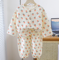 Thumbnail for Mini Fashion™ - Materiale traspirante - Pigiama in lino per bambini
