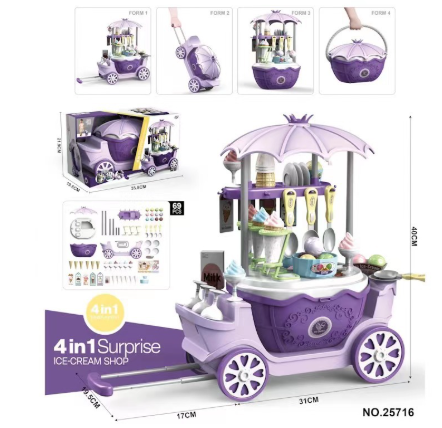Candy Cart™ – Carrello gioco interattivo in diversi temi