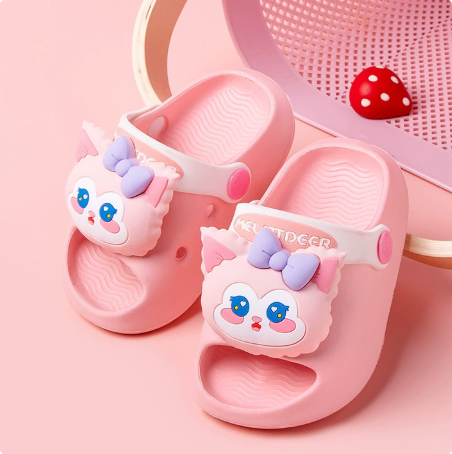 Mini Fashion – Allegro e sicuro – Pantofole da spiaggia a pois