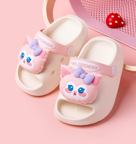 Mini Fashion – Allegro e sicuro – Pantofole da spiaggia a pois