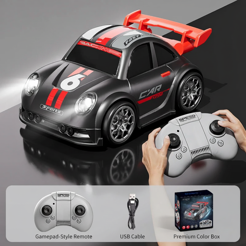 RacePro – RC e acrobazie – Auto da corsa con sensore di drift e telecamera integrata