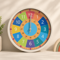 Thumbnail for ChildrenTime – Indipendente e silenzioso - Orologio da parete educativo per bambini