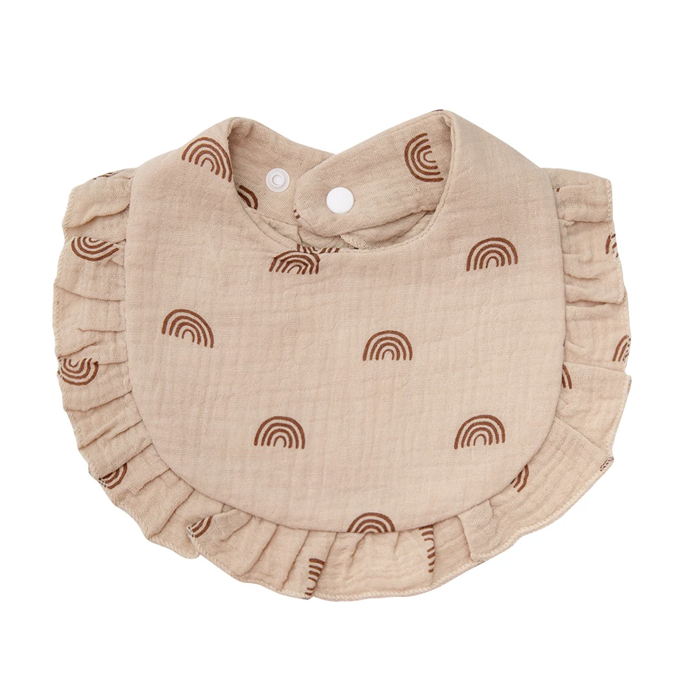 BabyBloom – Carino e comodo – Bavaglino per neonati con bordo a balze