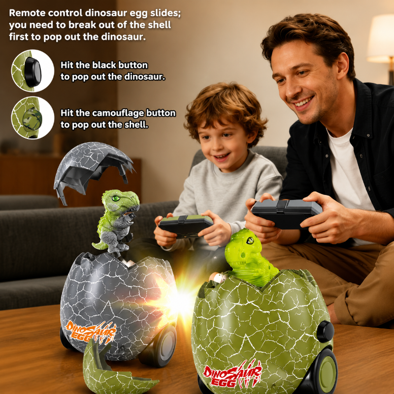 RoarPlay – Emozionante e interattivo – Uovo di dinosauro telecomandato