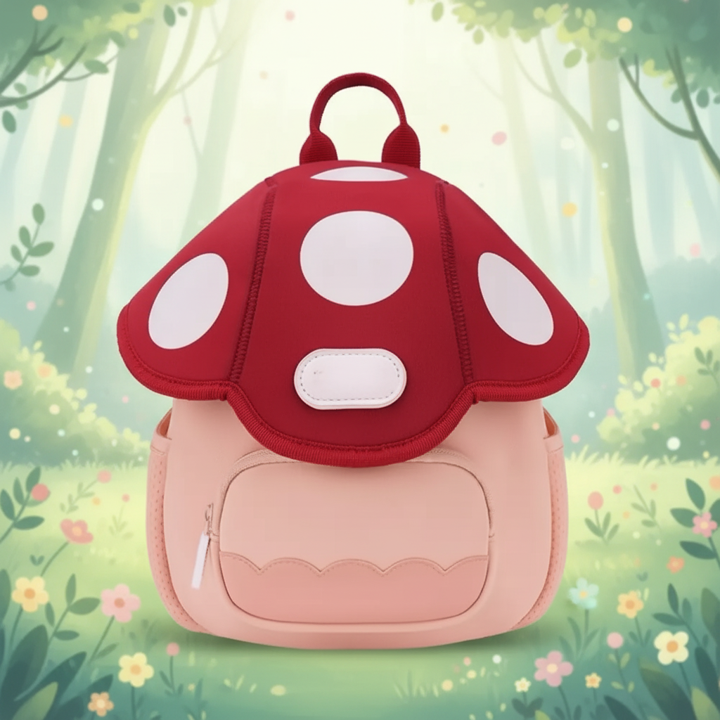 MushroomPack – Carino e pratico – Zaino per bambini di design