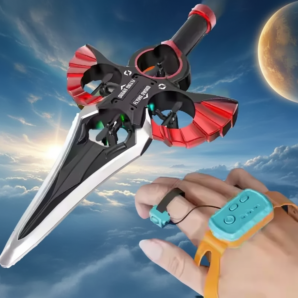 AirBlade – Divertente e interattivo – Giocattolo volante telecomandato con design a forma di spada