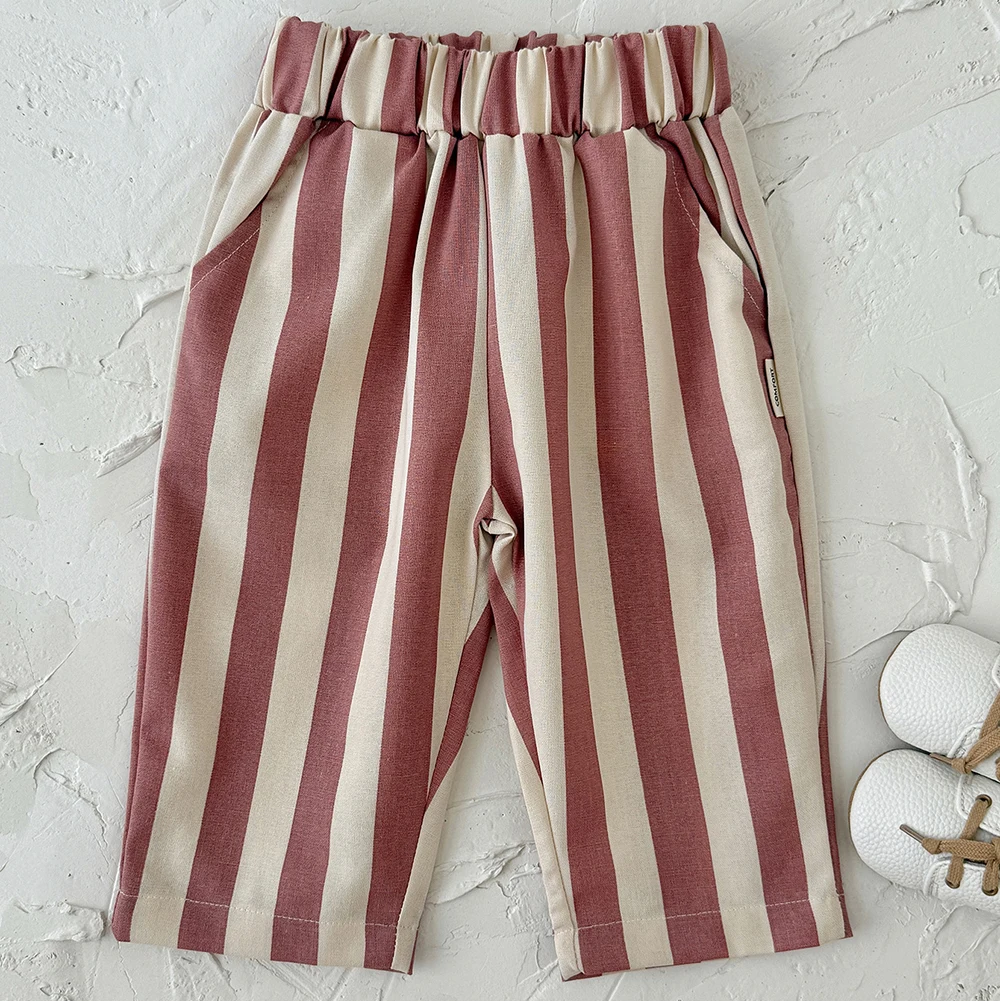 SoftStripe – Morbidi e comodi – Pantaloncini per neonati con motivo a righe