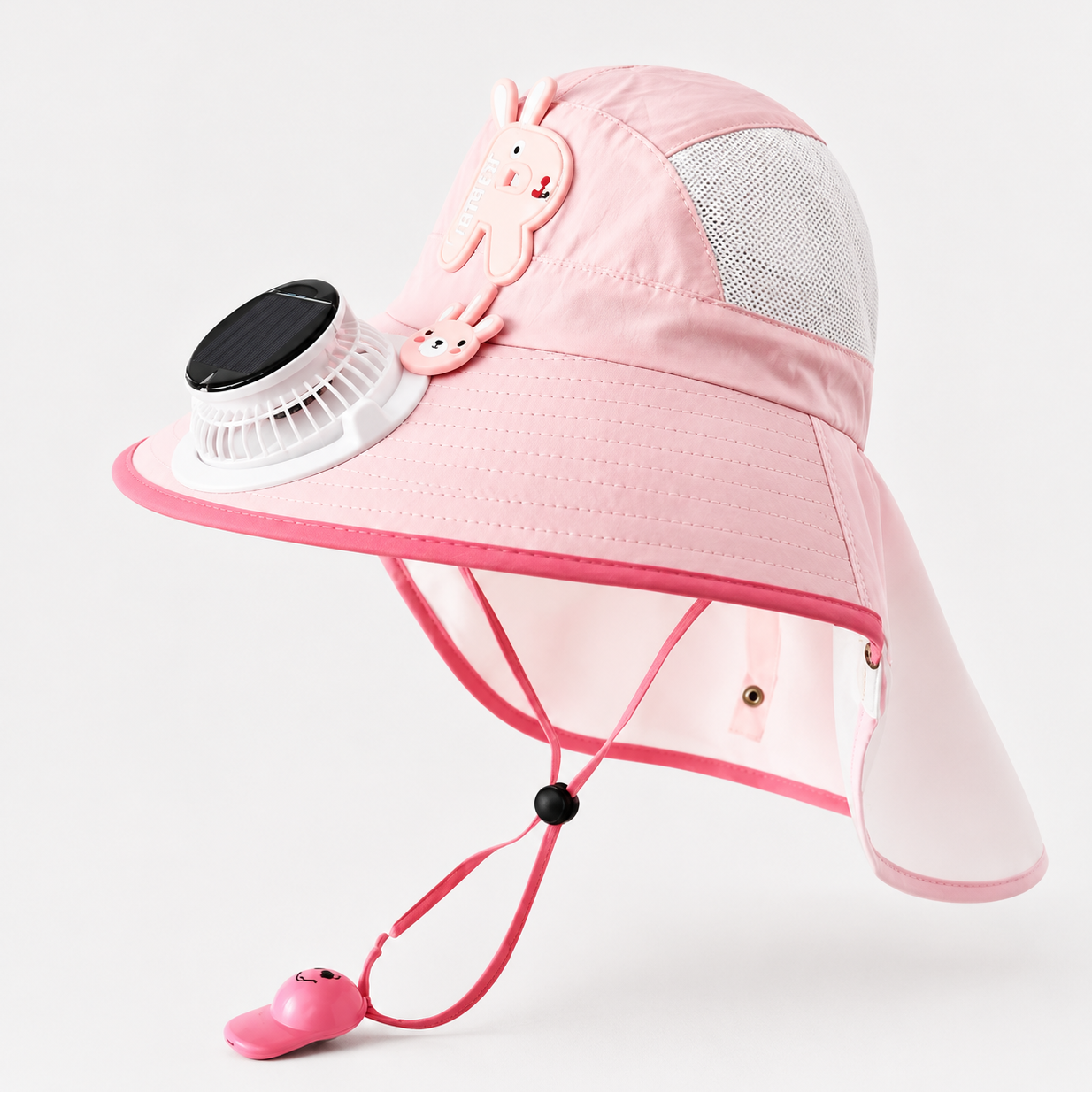 HappyShade – Protezione solare e raffreddamento – Cappellino estivo per bambini con ventilatore