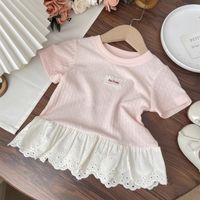 Thumbnail for Polo Premium – Morbida e carina – Maglietta con bordo in pizzo