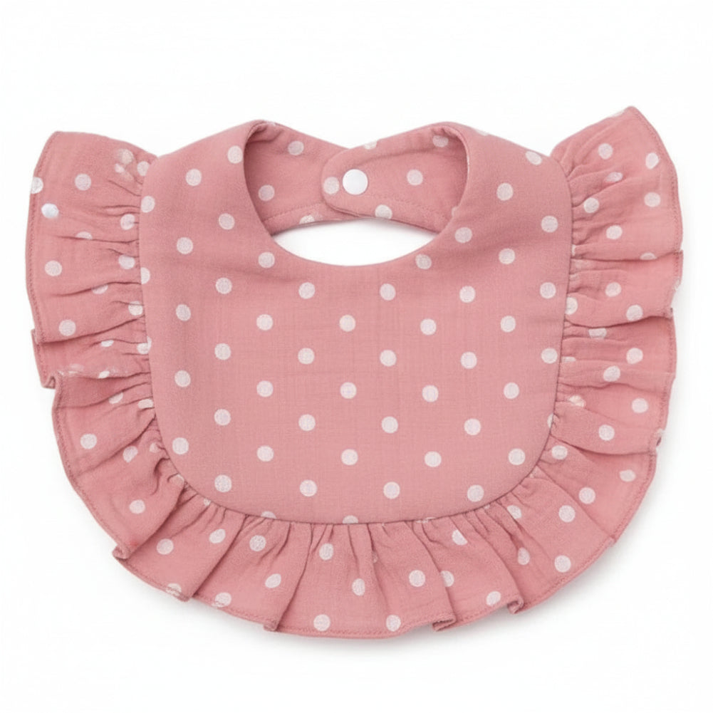 BabyBloom – Carino e comodo – Bavaglino per neonati con bordo a balze