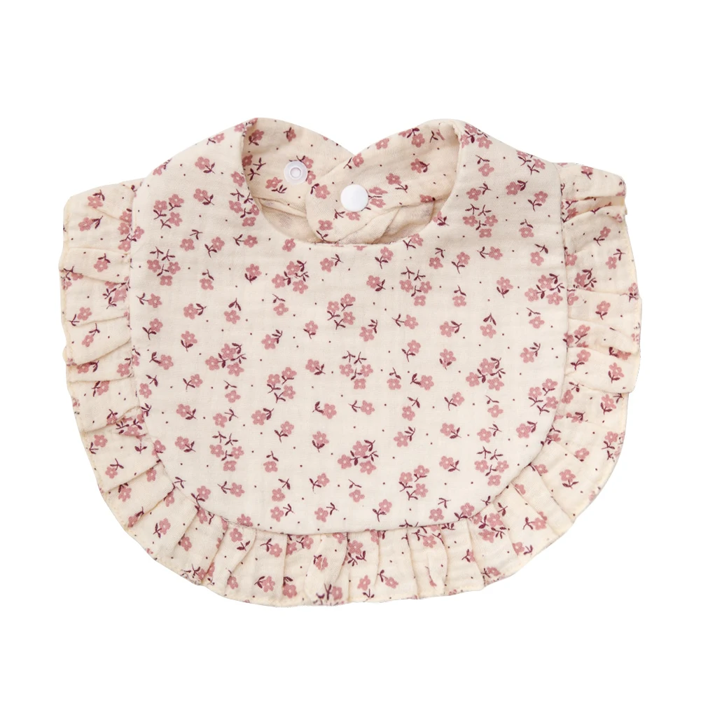 BabyBloom – Carino e comodo – Bavaglino per neonati con bordo a balze