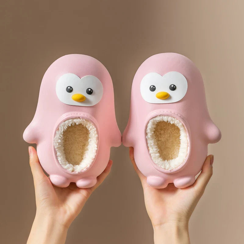 Mini Fashion™ - Calde e divertenti - Pantofole pinguino per bambini