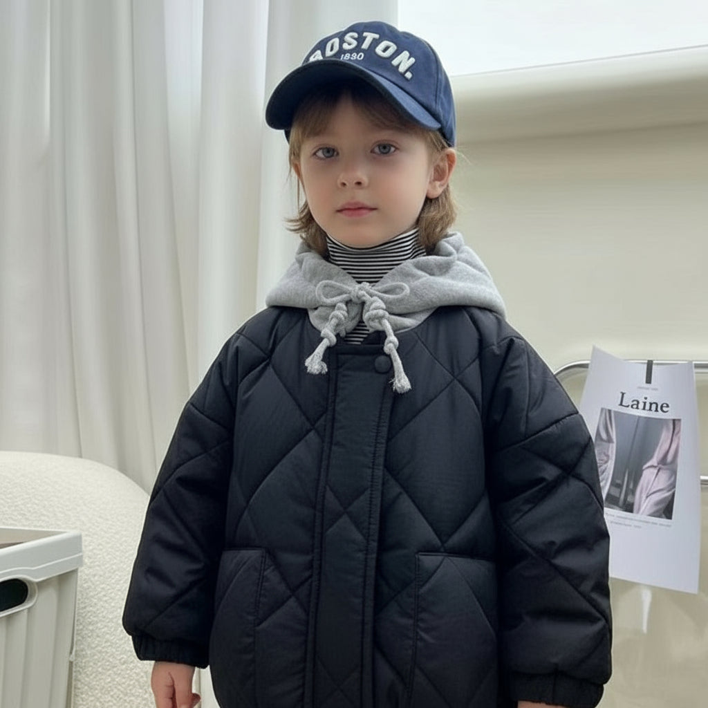 CozyShield – Caldo e resistente – Giacca con cappuccio imbottita